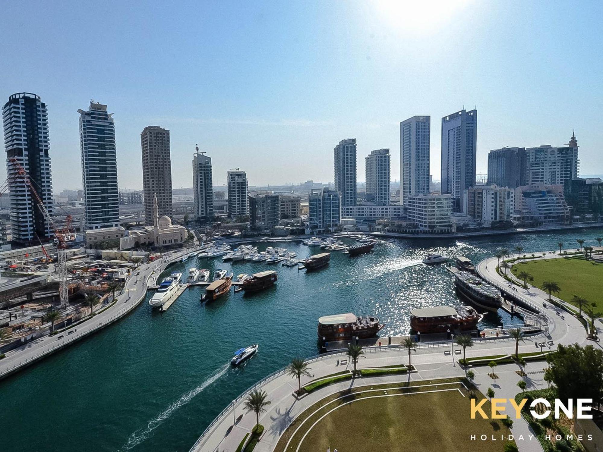 Sophisticated One Bedroom With Full Marina View ดูไบ ภายนอก รูปภาพ